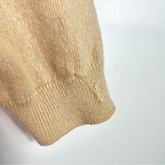 Vintage Burberrys Cashmere Pringle Sweater Yellow - Picture 4 of 5